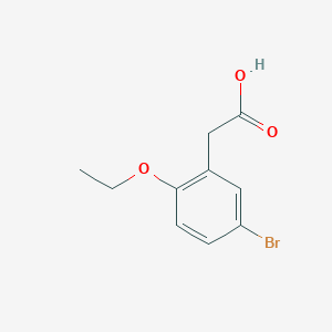 molecular formula C10H11BrO3 B1269347 2-(5-溴-2-乙氧基苯基)乙酸 CAS No. 7017-49-4