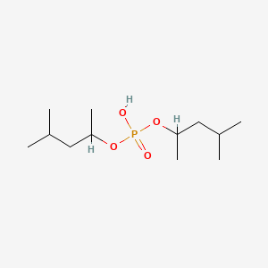 molecular formula C12H27O4P B12693551 Di(1,3-dimethylbutyl) hydrogen phosphate CAS No. 84196-07-6