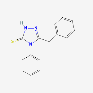 molecular formula C15H13N3S B1269356 5-苄基-4-苯基-4H-1,2,4-三唑-3-硫醇 CAS No. 22478-90-6
