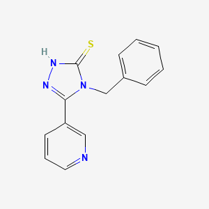 4-Benzyl-5-pyridin-3-yl-4H-[1,2,4]triazole-3-thiol
