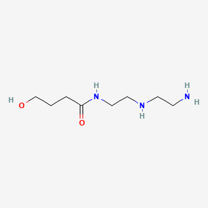 molecular formula C8H19N3O2 B12693589 N-(2-((2-Aminoethyl)amino)ethyl)-4-hydroxybutyramide CAS No. 38826-92-5