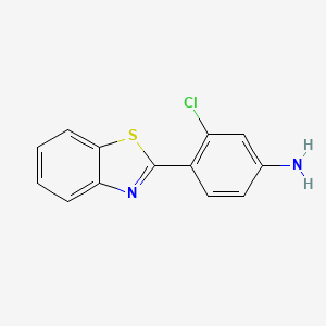 4-Benzothiazol-2-yl-3-chloro-phenylamine