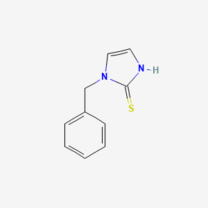 molecular formula C10H10N2S B1269363 1-benzyl-1H-imidazole-2-thiol CAS No. 23269-10-5