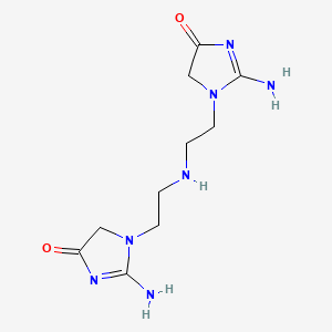 molecular formula C10H17N7O2 B12693680 Einecs 303-070-3 CAS No. 94158-01-7