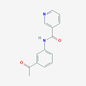 N-(3-acetylphenyl)nicotinamide