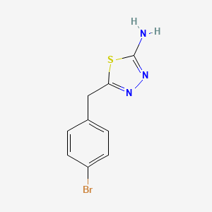2-Amino-5-(4-bromobenzyl)-1,3,4-thiadiazole