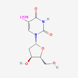 molecular formula C9H11IN2O5 B12694089 Idoxuridine I-124 CAS No. 186803-98-5