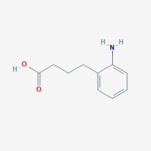 B126943 4-(2-Aminophenyl)butanoic acid CAS No. 145486-67-5