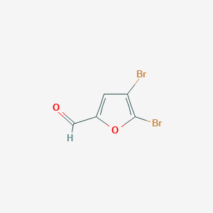 molecular formula C5H2Br2O2 B1269445 4,5-Dibromo-2-furaldehyde CAS No. 2433-85-4