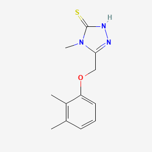 5-[(2,3-dimethylphenoxy)methyl]-4-methyl-4H-1,2,4-triazole-3-thiol