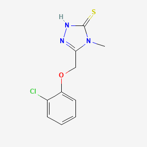 5-[(2-chlorophenoxy)methyl]-4-methyl-4H-1,2,4-triazole-3-thiol