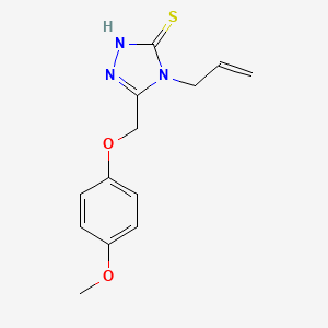 4-allyl-5-[(4-methoxyphenoxy)methyl]-4H-1,2,4-triazole-3-thiol