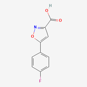 5-(4-Fluorophenyl)isoxazole-3-carboxylic acid