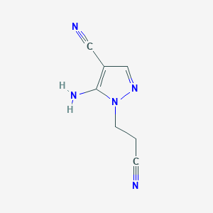 5-amino-1-(2-cyanoethyl)-1H-pyrazole-4-carbonitrile