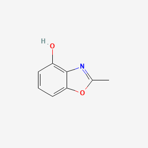 molecular formula C8H7NO2 B1269489 2-甲基-1,3-苯并噁唑-4-醇 CAS No. 51110-60-2