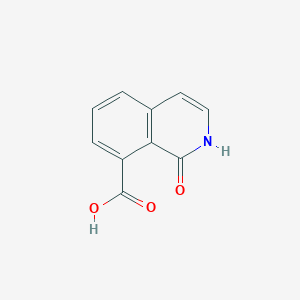 molecular formula C10H7NO3 B1269503 1-氧代-1,2-二氢异喹啉-8-羧酸 CAS No. 116409-31-5