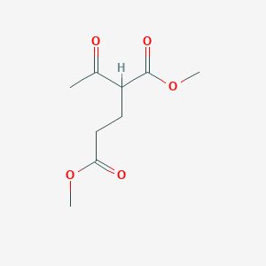 molecular formula C9H14O5 B1269509 1,5-Dimethyl 2-acetylpentanedioate CAS No. 116981-01-2