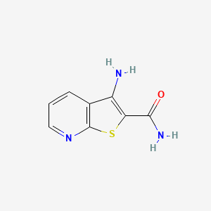 B1269520 3-Aminothieno[2,3-b]pyridine-2-carboxamide CAS No. 55557-48-7