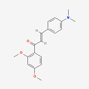 molecular formula C19H21NO3 B12695228 4-(Dimethylamino)-2',4'-dimethoxychalcone CAS No. 1237-50-9