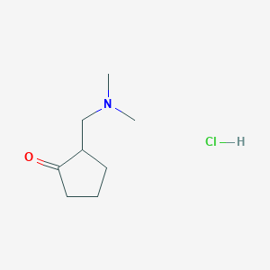 2-[(Dimethylamino)methyl]cyclopentan-1-one hydrochloride