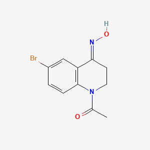 molecular formula C11H11BrN2O2 B12695260 2(1H)-Quinolinone, 3-benzoyl-4-hydroxy-6,7-dimethoxy- CAS No. 90181-94-5