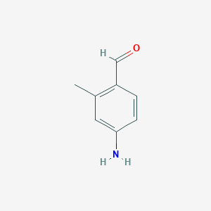 molecular formula C8H9NO B1269532 4-Amino-2-methylbenzaldehyde CAS No. 61594-81-8