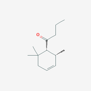molecular formula C13H22O B12695361 1-Butanone, 1-(2,6,6-trimethyl-3-cyclohexen-1-yl)- CAS No. 71820-47-8