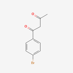 molecular formula C10H9BrO2 B1269537 1-(4-Bromophenyl)butane-1,3-dione CAS No. 4023-81-8