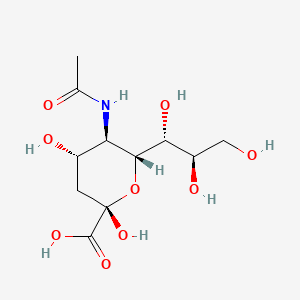 molecular formula C11H19NO9 B1269538 5-N-Acetyl-beta-D-neuraminic acid CAS No. 489-46-3