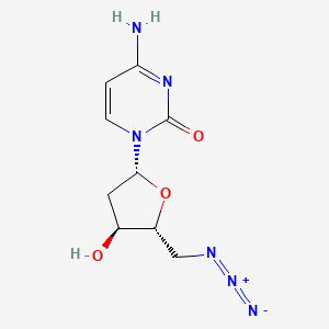 4-amino-1-[(2R,4S,5R)-5-(azidomethyl)-4-hydroxyoxolan-2-yl]pyrimidin-2-one