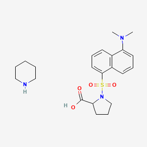 molecular formula C22H31N3O4S B12695436 Einecs 305-140-9 CAS No. 94349-24-3