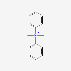 molecular formula C14H16N+ B12695470 Benzenaminium, N,N-dimethyl-N-phenyl- CAS No. 46373-43-7