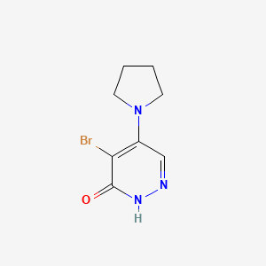 4-bromo-5-(1-pyrrolidinyl)-3(2H)-pyridazinone