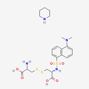 molecular formula C23H34N4O6S3 B12695778 Einecs 281-288-7 CAS No. 83916-72-7