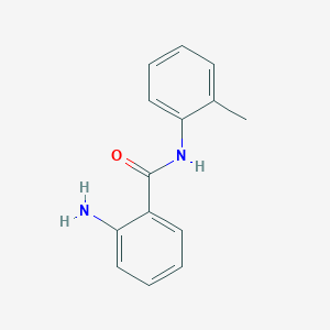 molecular formula C14H14N2O B1269579 2-amino-N-(2-methylphenyl)benzamide CAS No. 4943-85-5