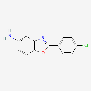 2-(4-Chlorophenyl)-1,3-benzoxazol-5-amine