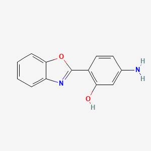 5-Amino-2-benzooxazol-2-yl-phenol