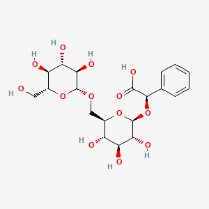 molecular formula C20H28O13 B12695890 Amygdalinic acid CAS No. 66427-92-7