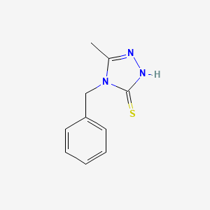 molecular formula C10H11N3S B1269600 4-Benzyl-5-methyl-4h-[1,2,4]triazole-3-thiol CAS No. 91129-84-9
