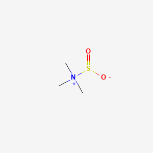 molecular formula C3H9NO2S B12696017 Trimethylsulphinatoammonium CAS No. 31051-75-9