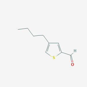 molecular formula C9H12OS B12696121 4-Butyl-2-thiophenecarboxaldehyde CAS No. 163461-01-6