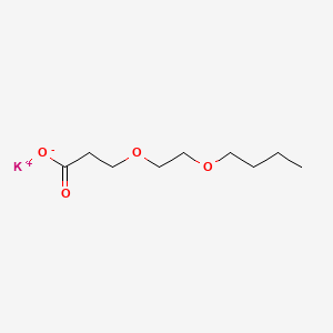 molecular formula C9H17KO4 B12696130 Potassium butoxyethoxypropionate CAS No. 68311-20-6