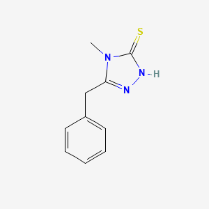molecular formula C10H11N3S B1269622 5-benzyl-4-methyl-4H-1,2,4-triazole-3-thiol CAS No. 51291-31-7