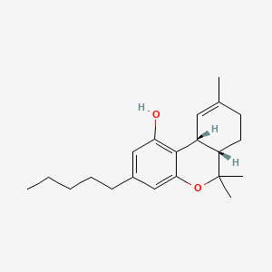 molecular formula C21H30O2 B12696319 delta9-CIS-TETRAHYDROCANNABINOL, (-)- CAS No. 43009-38-7