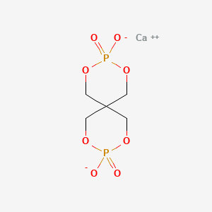molecular formula C5H8CaO8P2 B12696364 Calcium 2,4,8,10-tetraoxa-3,9-diphosphaspiro(5.5)undecane-3,9-diolate 3,9-dioxide CAS No. 97907-57-8
