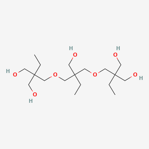 molecular formula C18H38O7 B12696451 2,2'-((2-Ethyl-2-(hydroxymethyl)propane-1,3-diyl)bis(oxymethylene))bis(2-ethylpropane-1,3-diol) CAS No. 93983-17-6