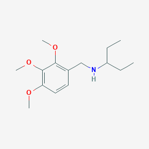 N-(2,3,4-trimethoxybenzyl)pentan-3-amine
