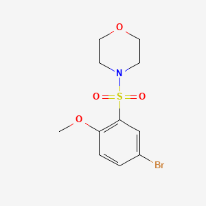 4-((5-Bromo-2-methoxyphenyl)sulfonyl)morpholine