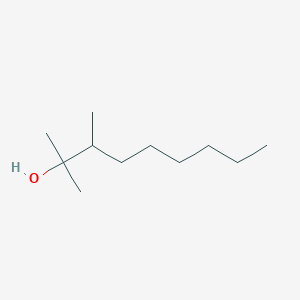 molecular formula C11H24O B12696508 2,3-Dimethyl-2-nonanol CAS No. 60671-33-2