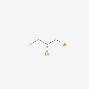 molecular formula C4H8Br2 B12696549 (+)-1,2-Dibromobutane CAS No. 130232-89-2